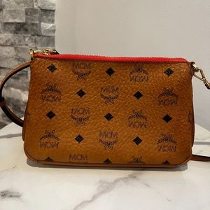 Cognac MCM Crossbody Bag